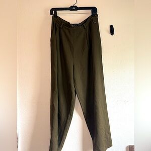 vintage burberry slouchy wool trousers